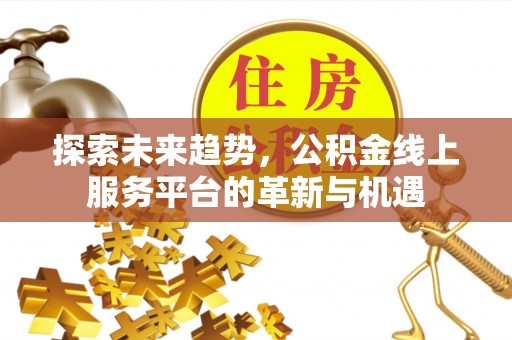 东阿探索未来趋势，公积金线上服务平台的革新与机遇